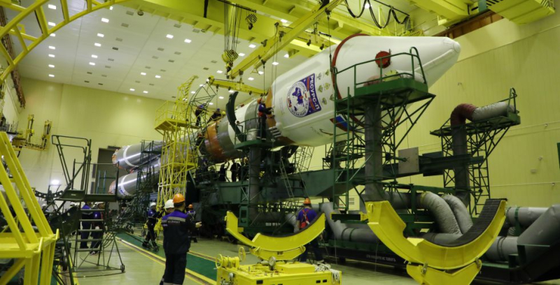 ракета Союз 2.1б собрана на Байконуре