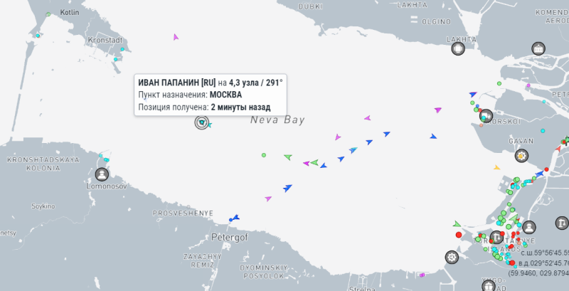 Головной патрульный корабль ледового класса «Иван Папанин» вышел из Петербурга в Финский залив