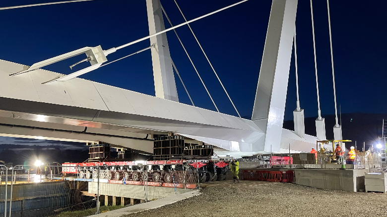 Complex Scottish Double-leaf Swing Bridge Nears Completion