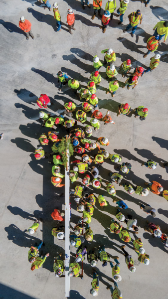 ENR 2024 Year in Construction Photo Contest: A Window to the Work