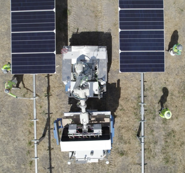 Rosendin Electric Deploys Custom Robots to Install Solar Panels