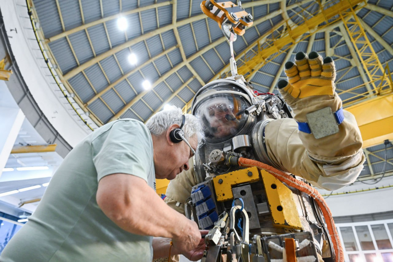 Блог о машиностроении и технике | Космонавты Роскосмоса опробовали новую схему страховки для выхода в открытый космос Космонавты Роскосмоса опробовали новую схему страховки для выхода в открытый космос