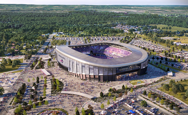 Блог о машиностроении и технике | Buffalo, NY Stadium Work Resumes After Suspects ID’ed in $150K Graffiti Vandalism Buffalo Bills Stadium
