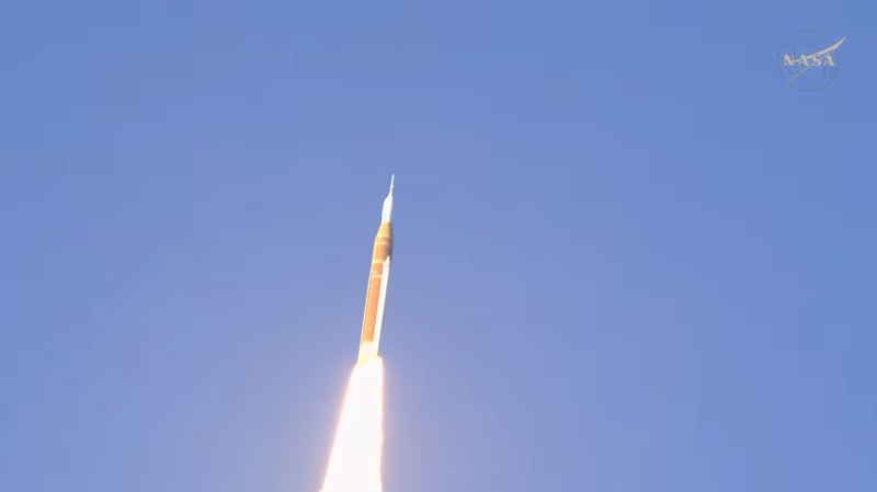 Блог о машиностроении и технике | Ракета с лунной миссией NASA успешно стартовала с космодрома в США Ракета с лунной миссией NASA успешно стартовала с космодрома в США