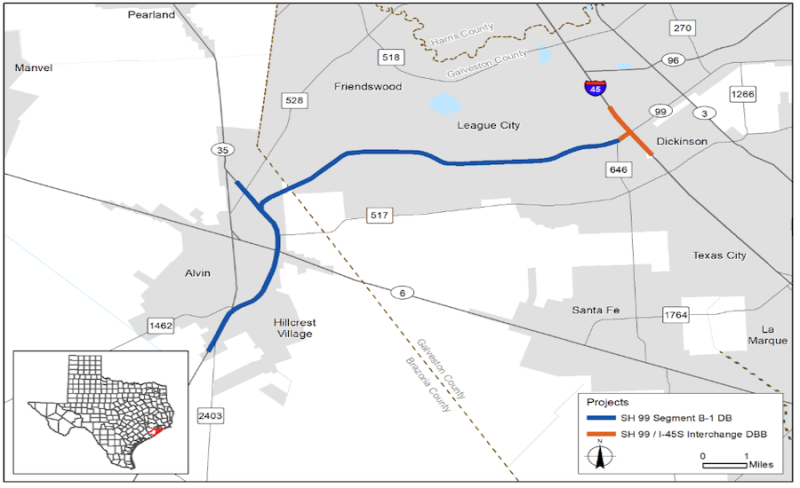 Блог о машиностроении и технике | Ferrovial, Webber Win $1.47B Grand Parkway Design-Build in Texas map