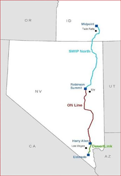 Блог о машиностроении и технике | $1B-Plus Idaho-Nevada Transmission Line Finally Starts Construction Transmission Map